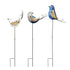 Fancy Bird Metal Garden Stake, 36"