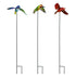 Bird with Spring Wing Metal Garden Stake, 37"