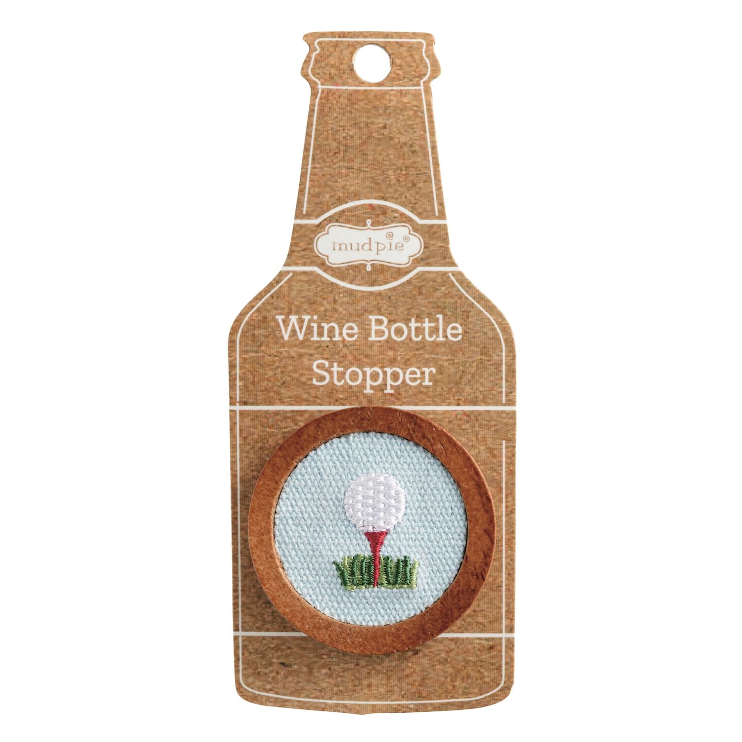 Golf Embroidered Icon Flask By Mud Pie