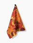 Watercolor Fallen Leaves Tea Towel