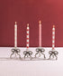 BOW HEART TAPER CANDLES-4A By Mud Pie