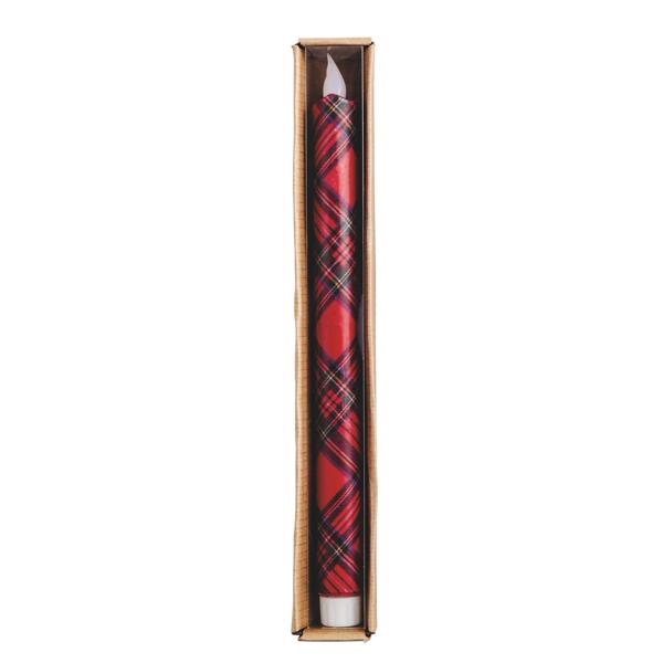 Tartan Taper Candles By Mud Pie