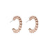 Petite Braided Hoop Earrings