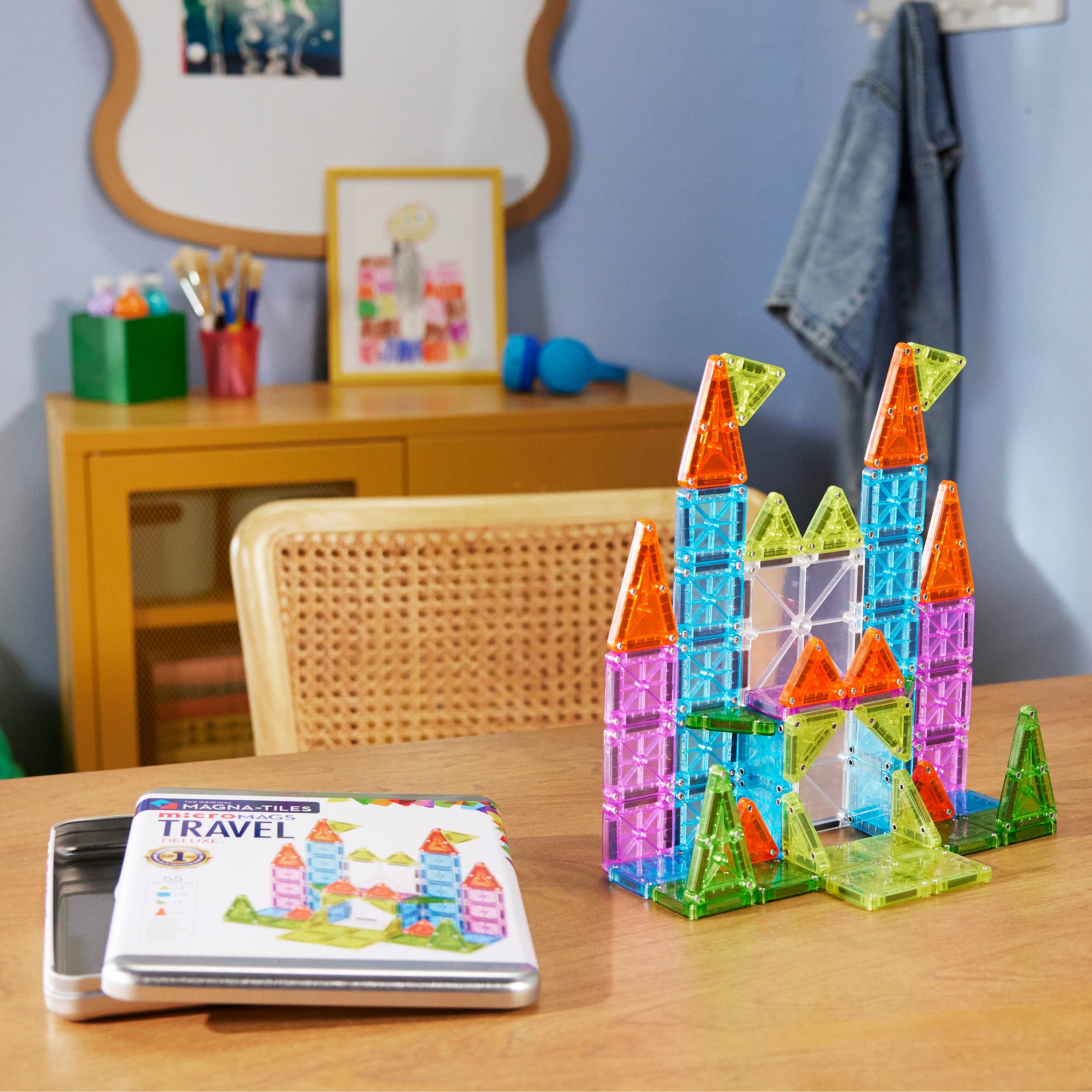 Magna-Tiles Travel Set Deluxe 55-Piece Set