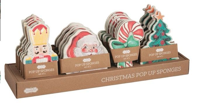 Christmas Pop Up Sponge Sets By Mud Pie