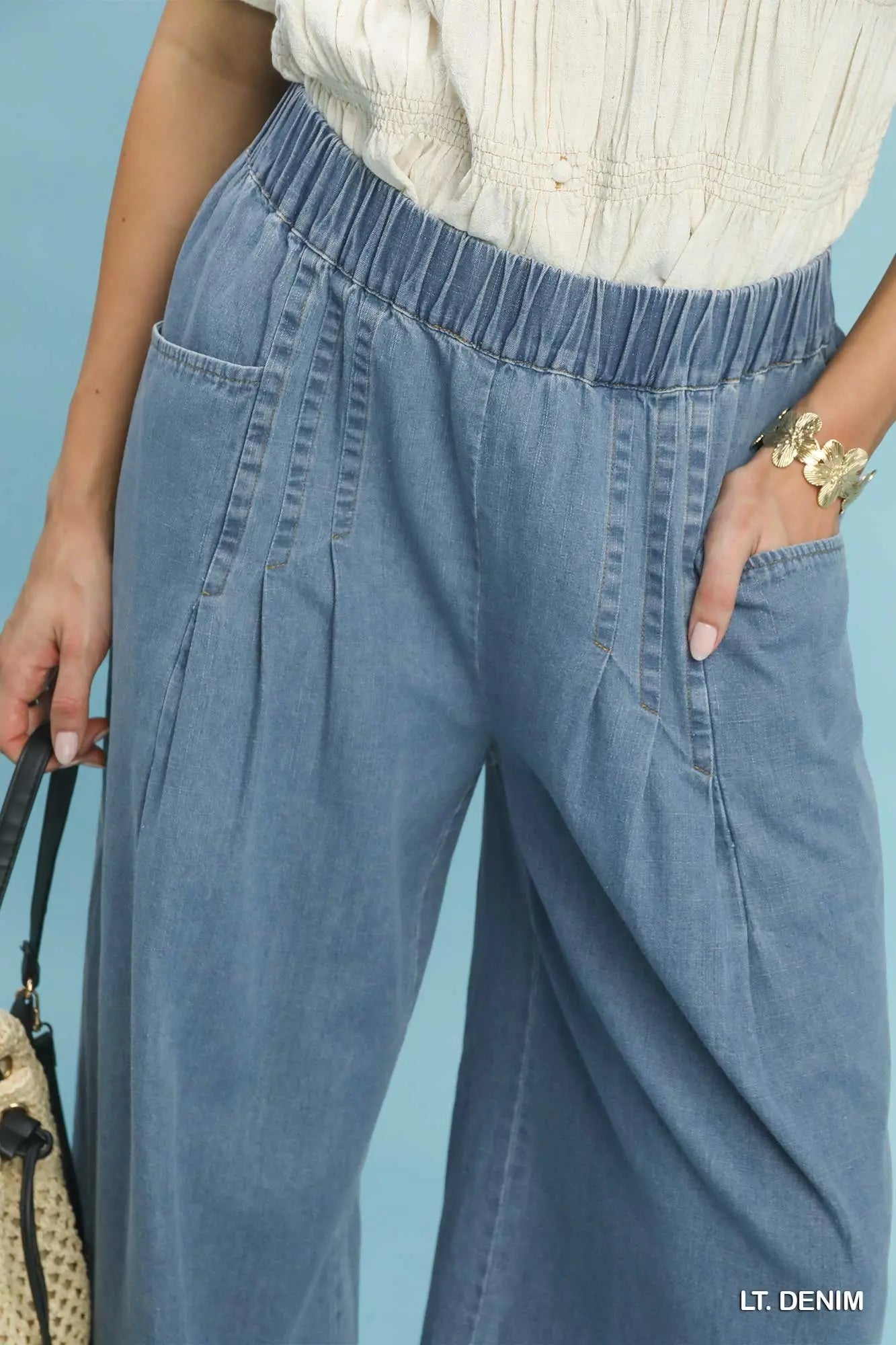 Josie Stone Washed Long Pants