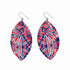 Fireworks Leather Earrings