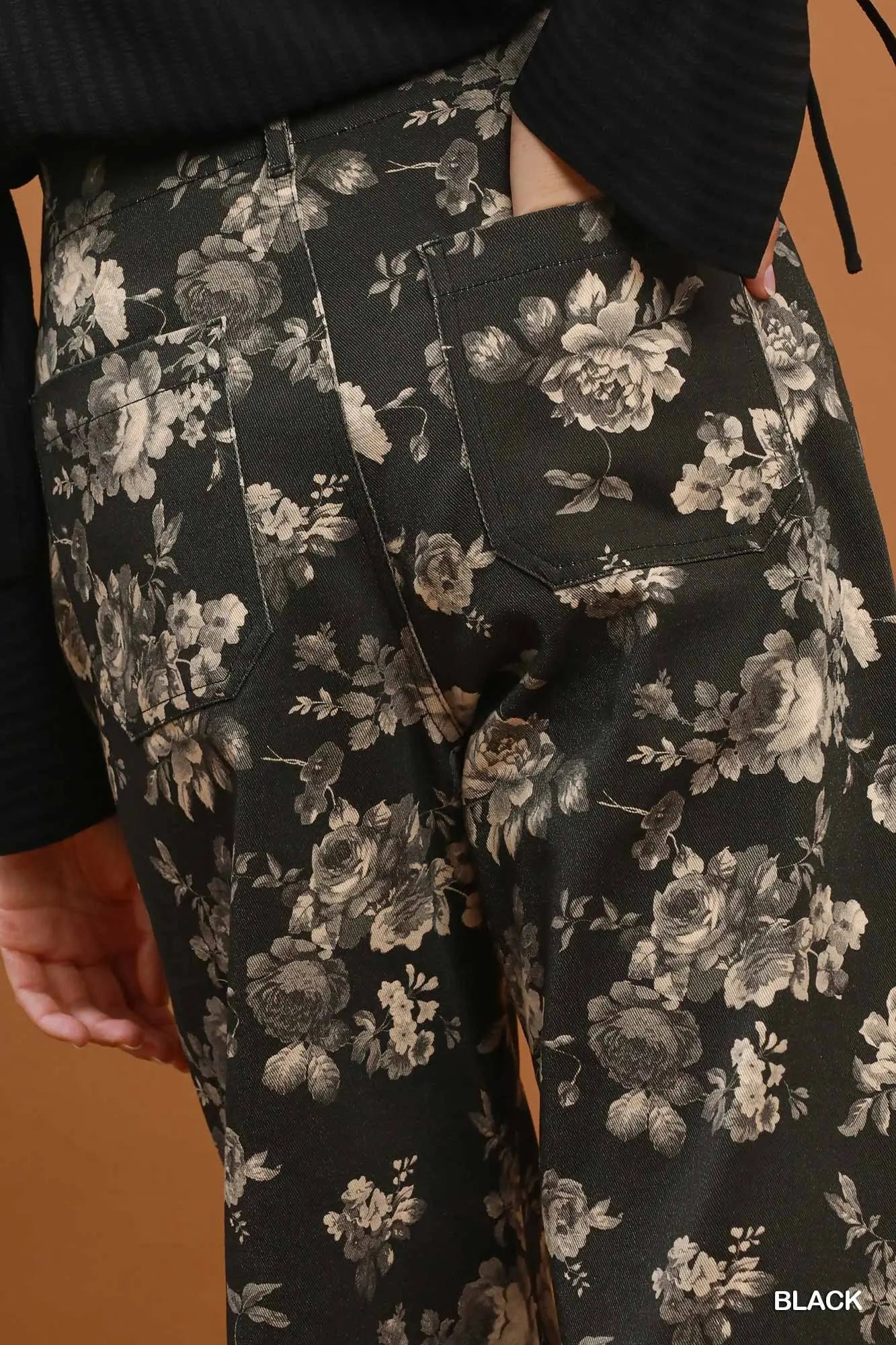 Patsy Floral Crop Wide-Leg Pants