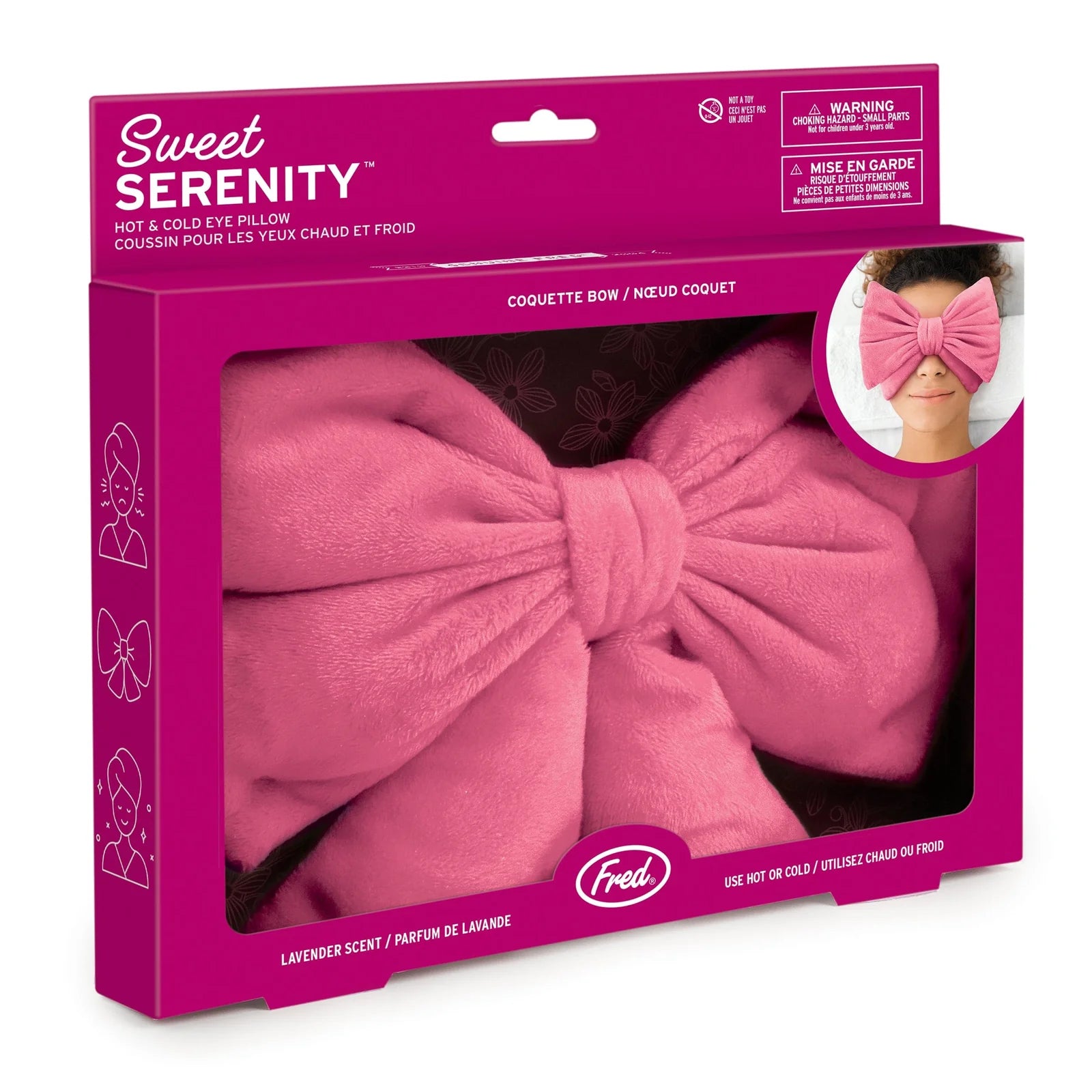 SWEET SERENITY BOW Hot & Cold Eye Pillow