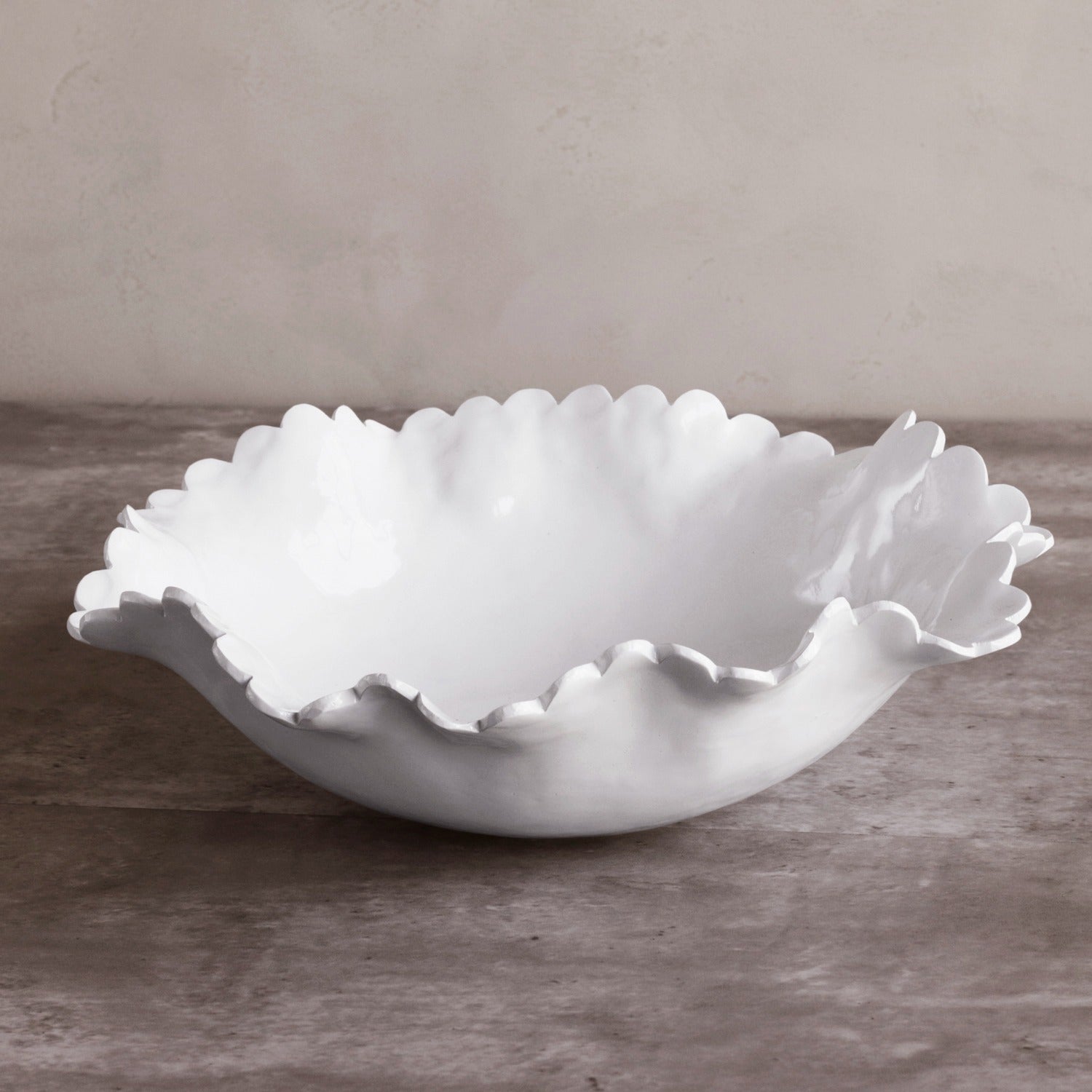 VIDA Colette Large Bowl – White