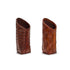 CHESTNUT WOVEN LEATHER EYEGLASS / ACCESSORY HOLDER - A. Dodson's