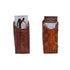 CHESTNUT WOVEN LEATHER EYEGLASS / ACCESSORY HOLDER - A. Dodson's