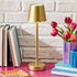 LED Portable Cordless Table Lamp with Scalloped Edge Shade in Gift Box