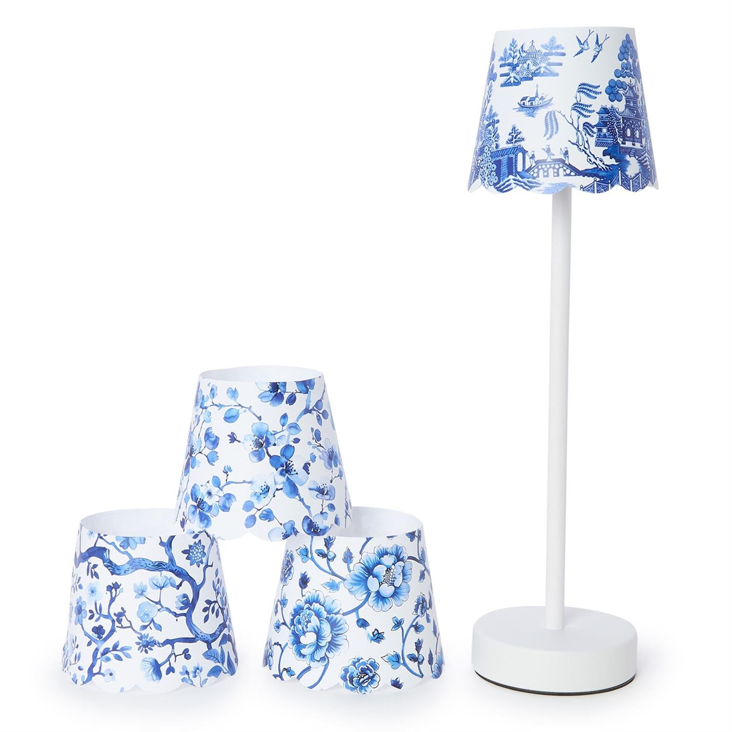 Chinoiserie Paper Shade Covers