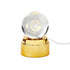 Rotating Crystal Ball Nightlight USB Cord in Gift Box