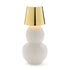 LED Portable Cordless Gold Lampshade Bottle Lamp with Stopper Attachment in Gift Box
