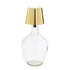 LED Portable Cordless Gold Lampshade Bottle Lamp with Stopper Attachment in Gift Box