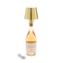 LED Portable Cordless Gold Lampshade Bottle Lamp with Stopper Attachment in Gift Box