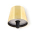 LED Portable Cordless Gold Lampshade Bottle Lamp with Stopper Attachment in Gift Box