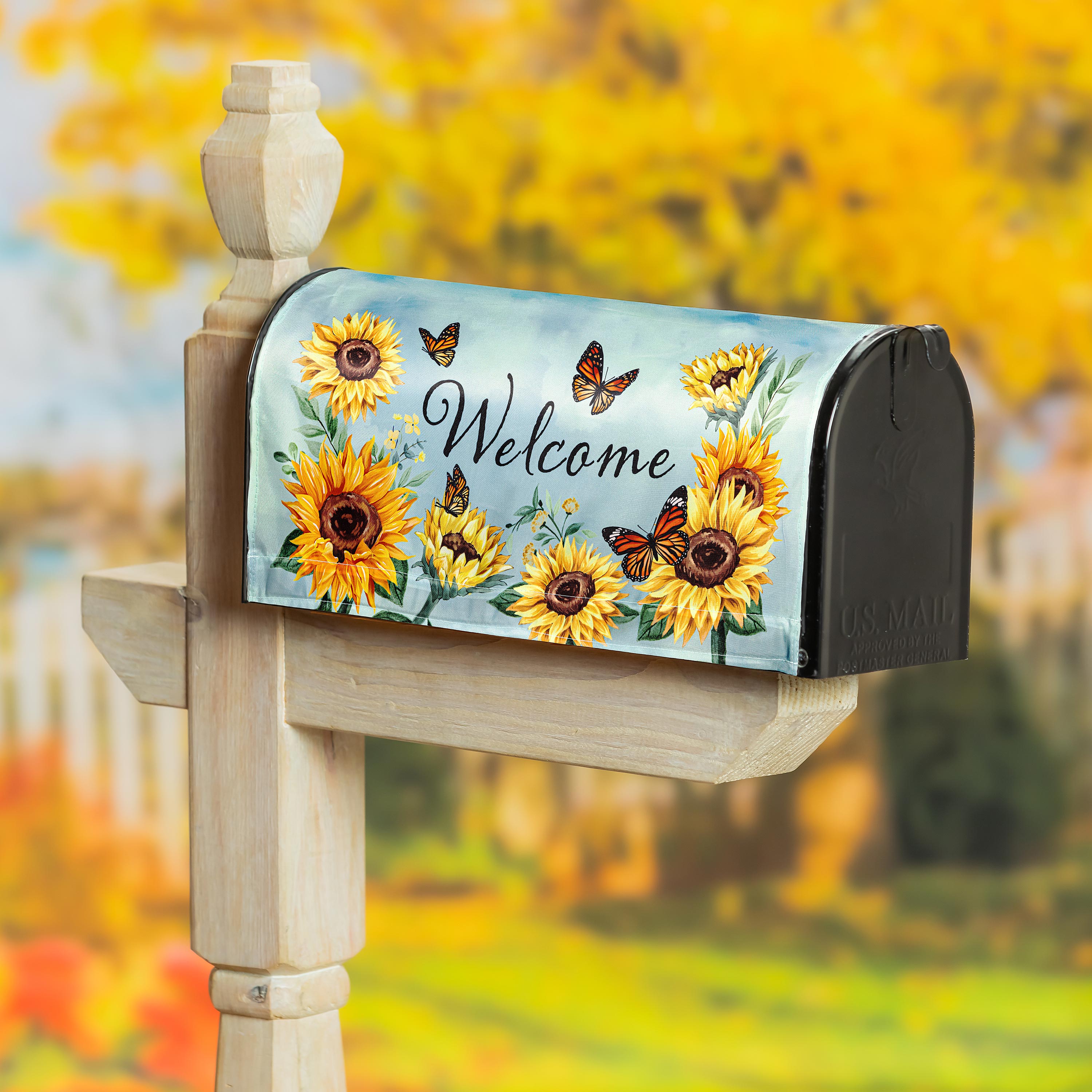 Butterfly Glow Mailbox Cover