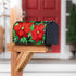 Peace Poinsettia Mailbox Cover