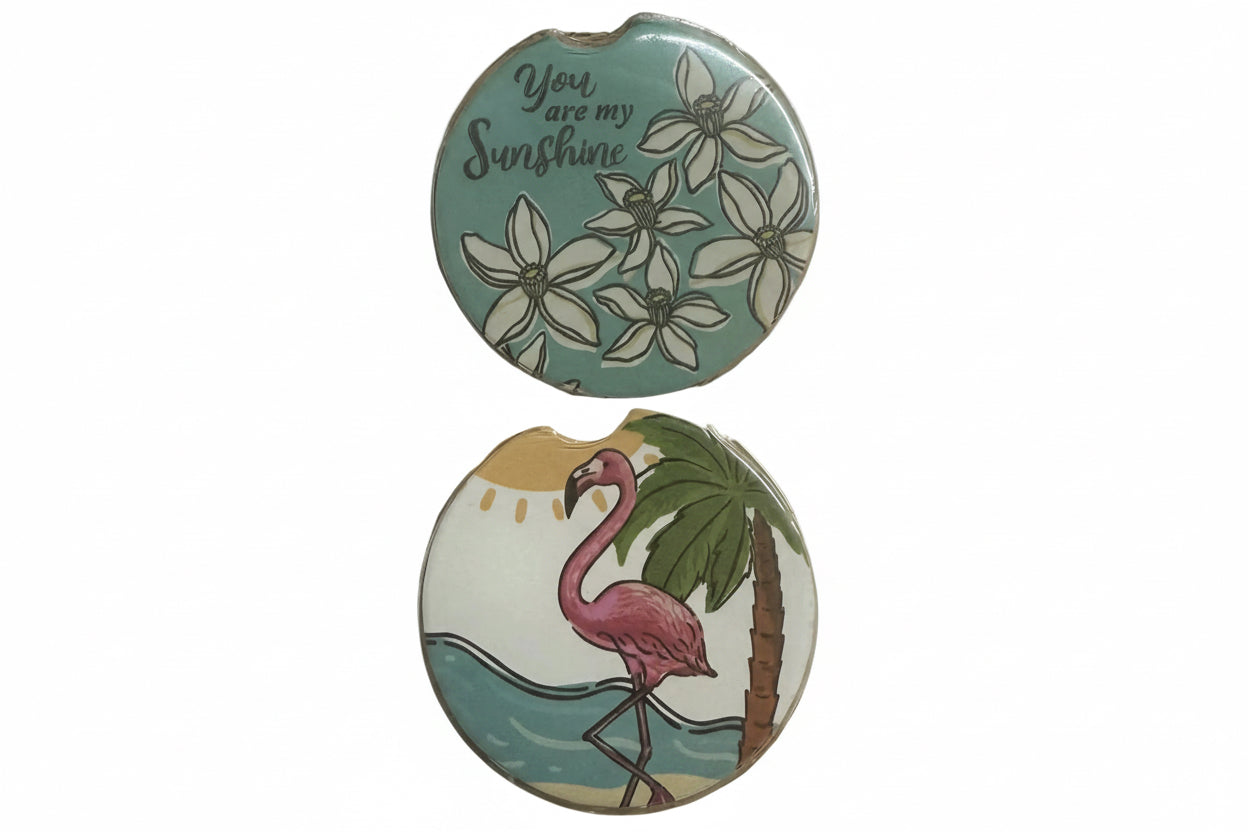 You Are My Sunshine Car Coasters