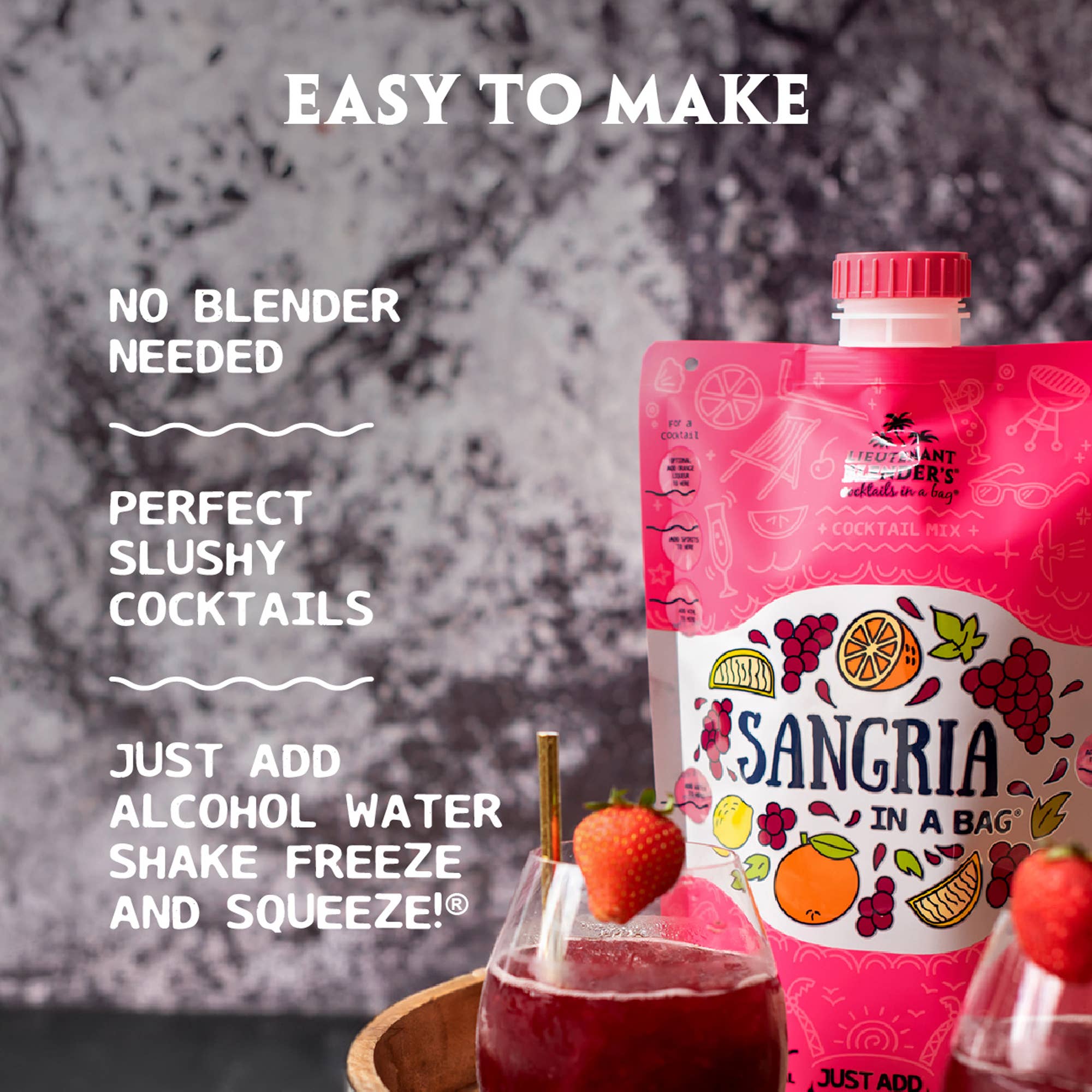 Sangria in a Bag® Cocktail / Mocktail Slushie Mixer