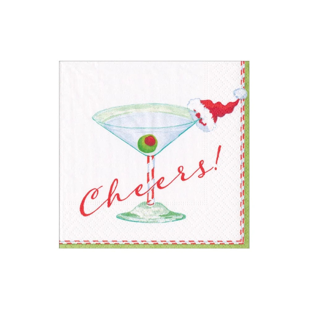 CHRISTMAS COCKTAIL CHEERS! - NAPKIN COCKTAIL