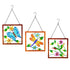 Pollinator Garden Indoor Wall Décor, Metal with Chain