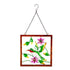 Pollinator Garden Indoor Wall Décor, Metal with Chain