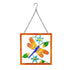 Pollinator Garden Indoor Wall Décor, Metal with Chain