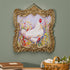 Chicken in Gold Decorative Frame, 20" L x 23" H