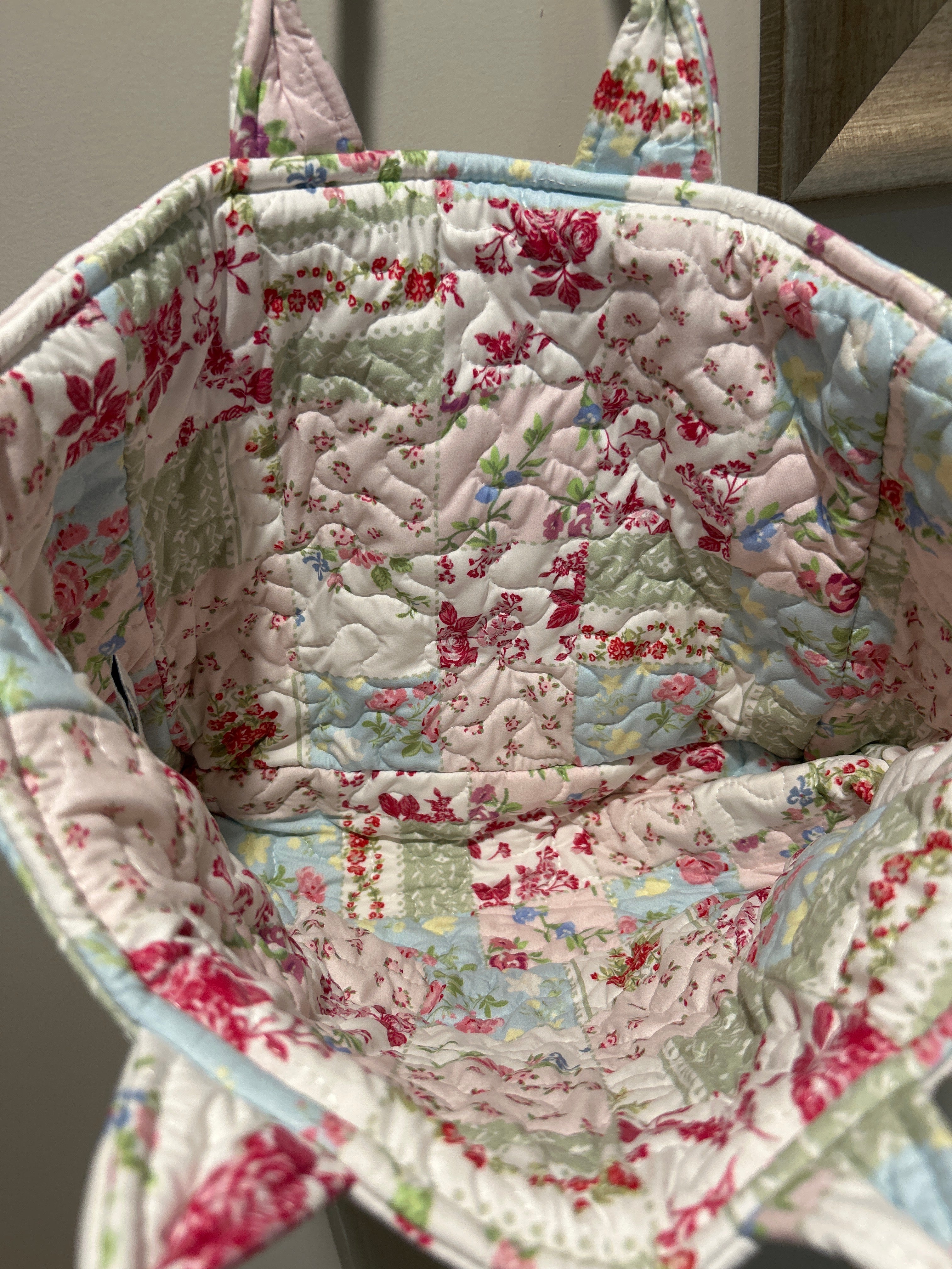 Ida Mae Gracie Patchwork Pastel Quilted Handbag