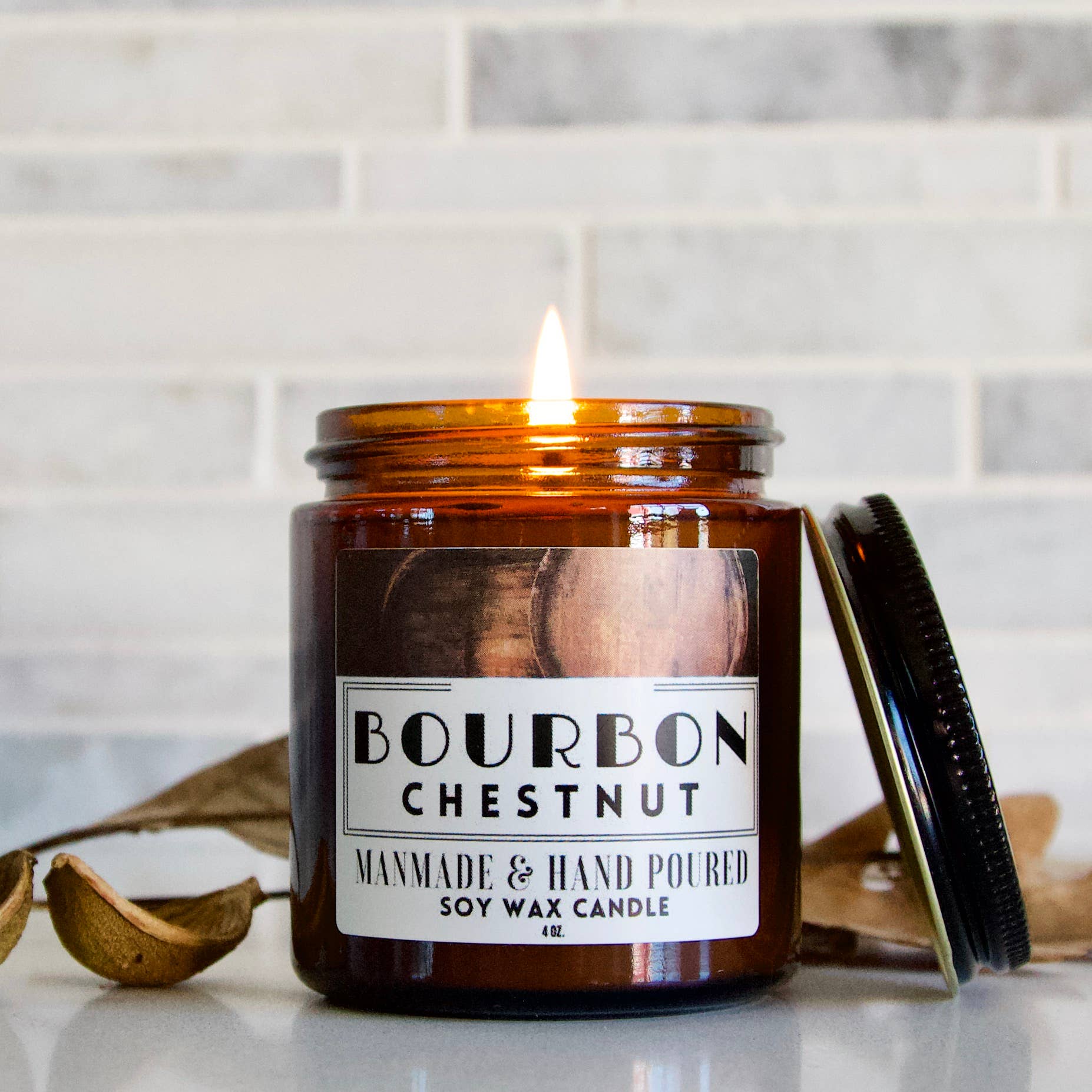 Bourbon Chestnut 4oz Soy Candle
