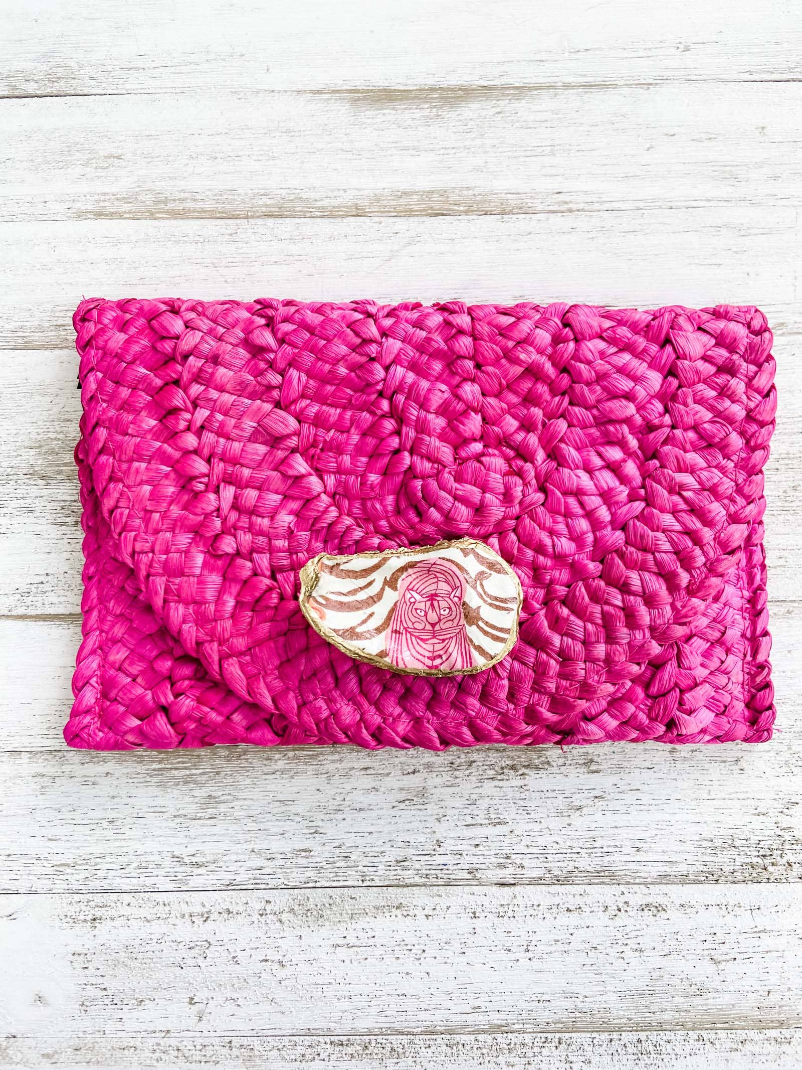 Tiger Oyster Shell Clutch by Made on Maidstone - view 7