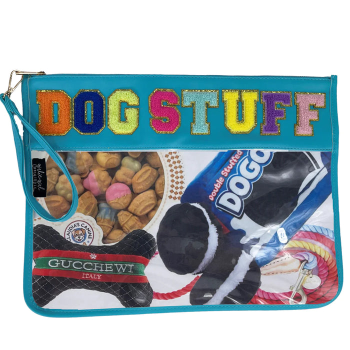 DOG STUFF TEAL CANDY BAG