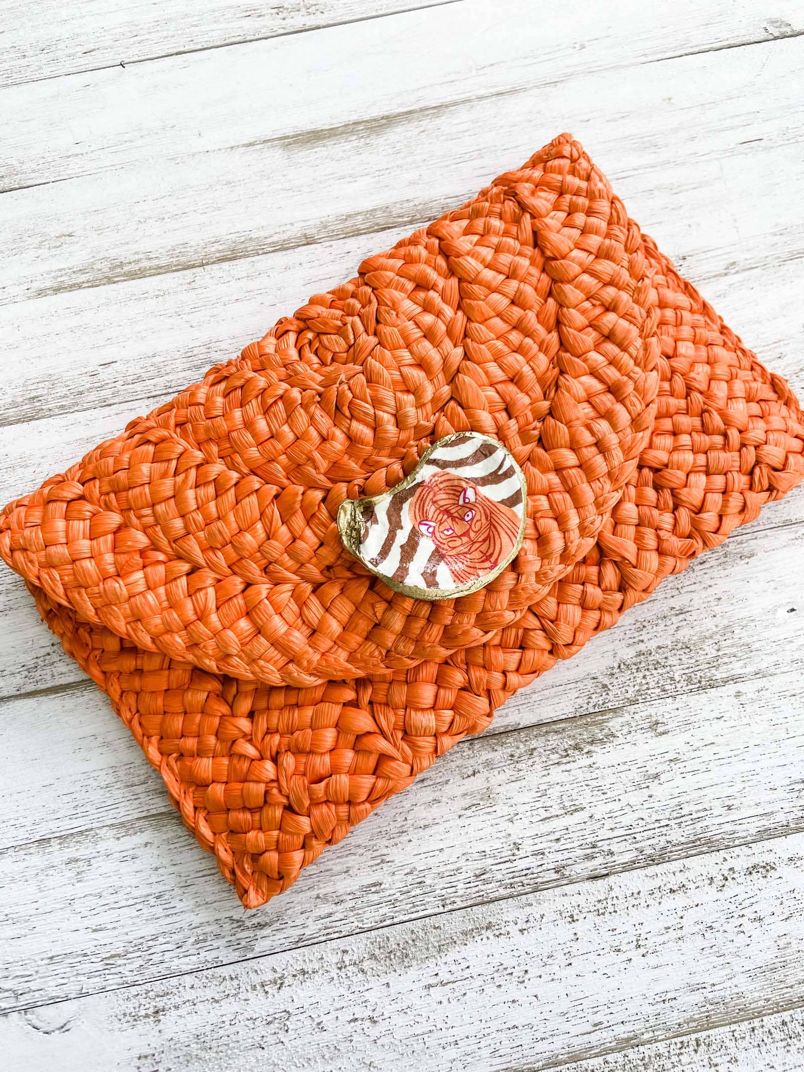 Tiger Oyster Shell Clutch by Made on Maidstone - view 6