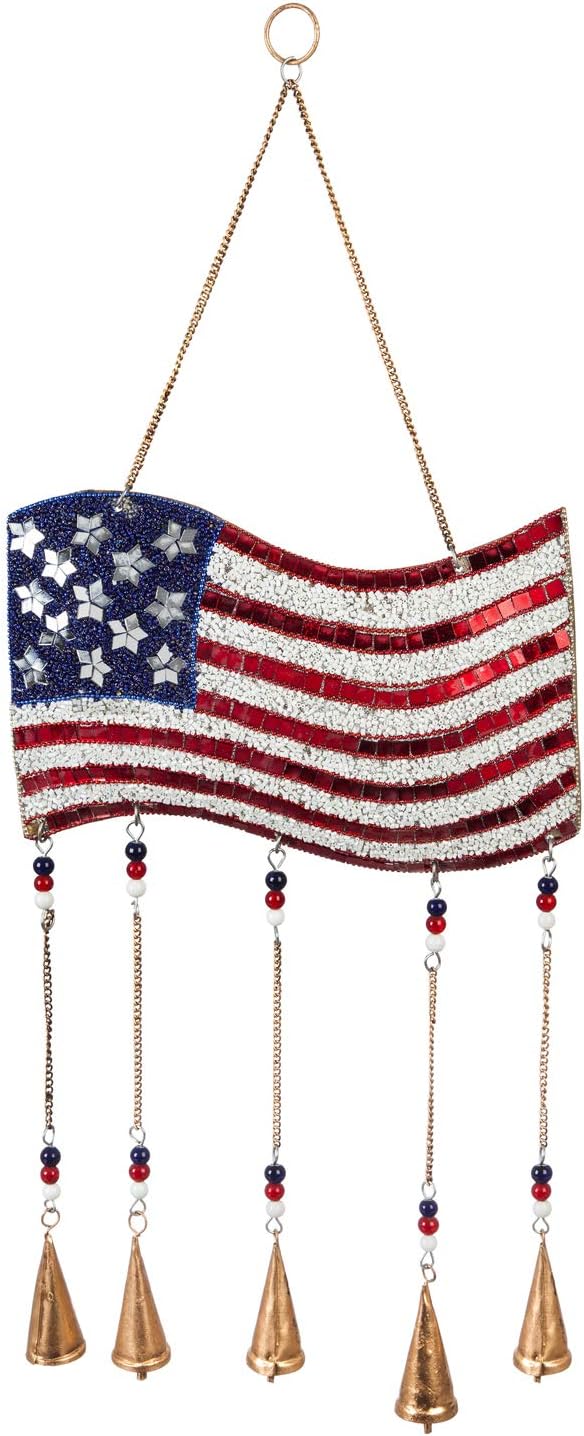 American Classic Wind Chime, Metal & Glass, America