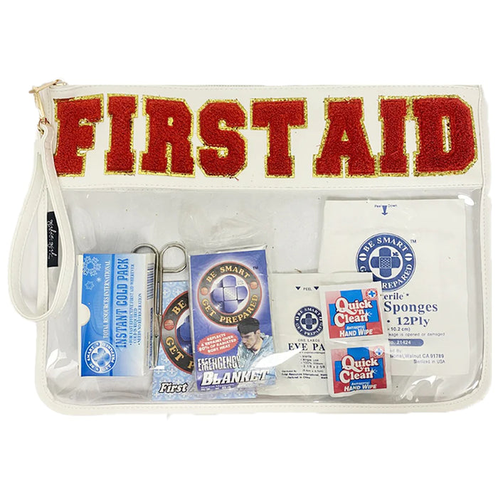 FIRST AID WHITE CANDY BAG