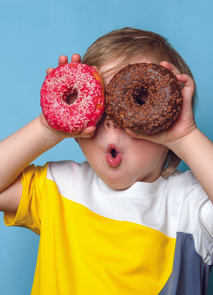 Kid with Donut Glasses CARD