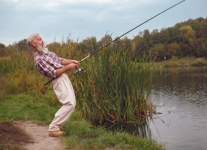 MAN FISHING CARD