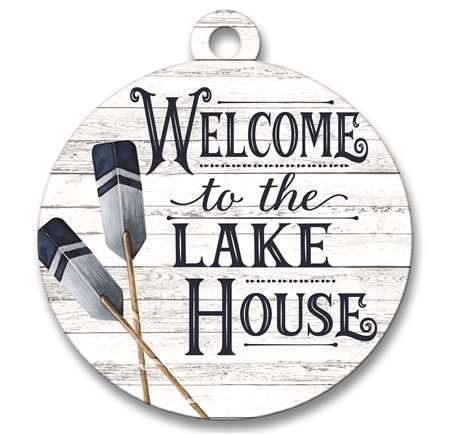 WELCOME TO THE LAKE HOUSE - ADOORNAMENTS - A. Dodson's