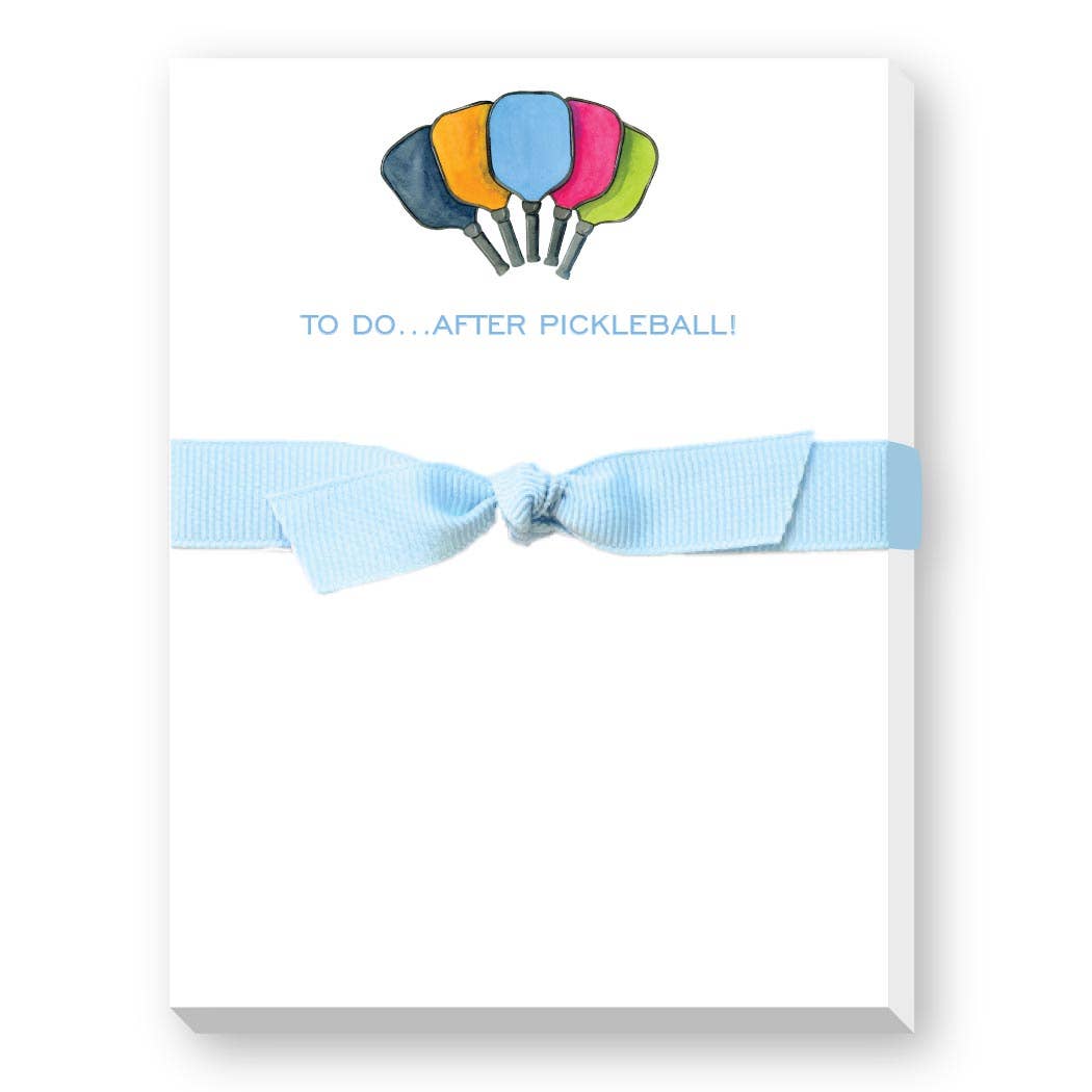 TO DO AFTER PICKLEBALL MINI NOTEPAD