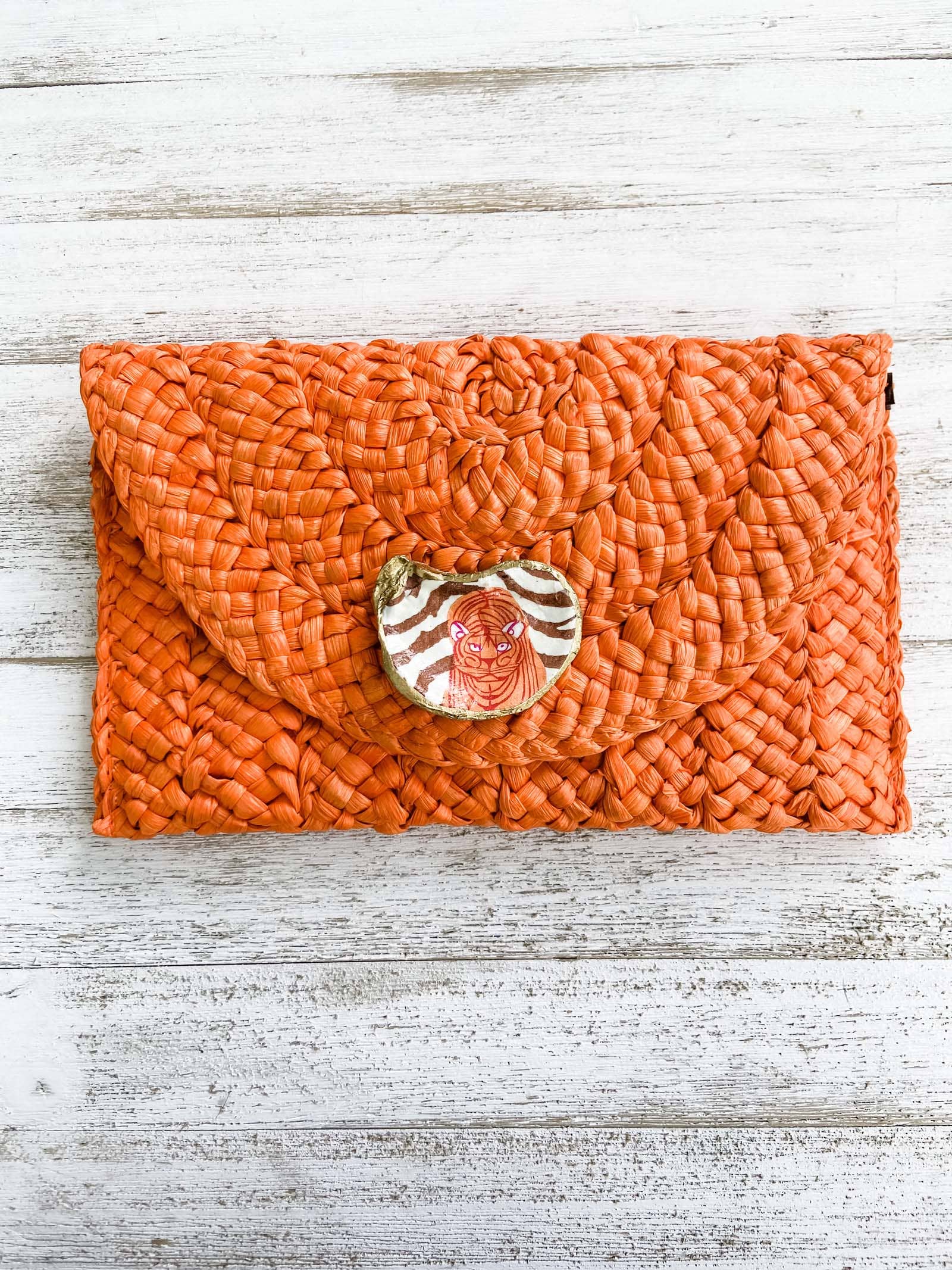 Tiger Oyster Shell Clutch by Made on Maidstone - view 4