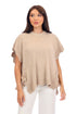 Tan Rigsby Scallop Sweater