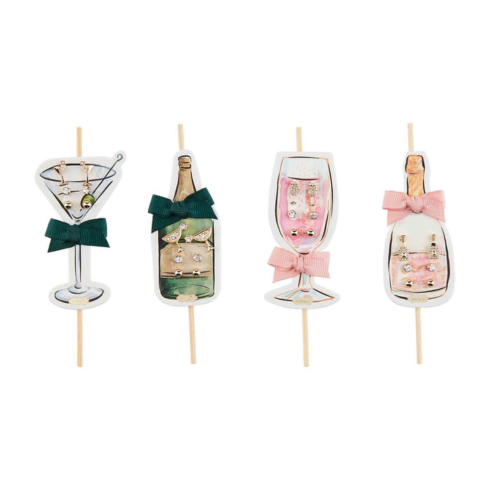 Drink Icon Earrings - 4 STYLES BY MUD PIE