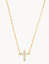 Spartina Sea La Vie Necklace 18" Have Faith/Cross Gold