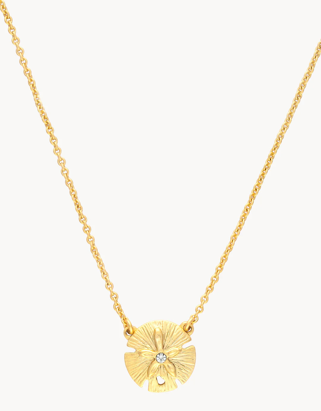 Spartina Sea La Vie Necklace 18" Sea Wonders/Sand Dollar Gold