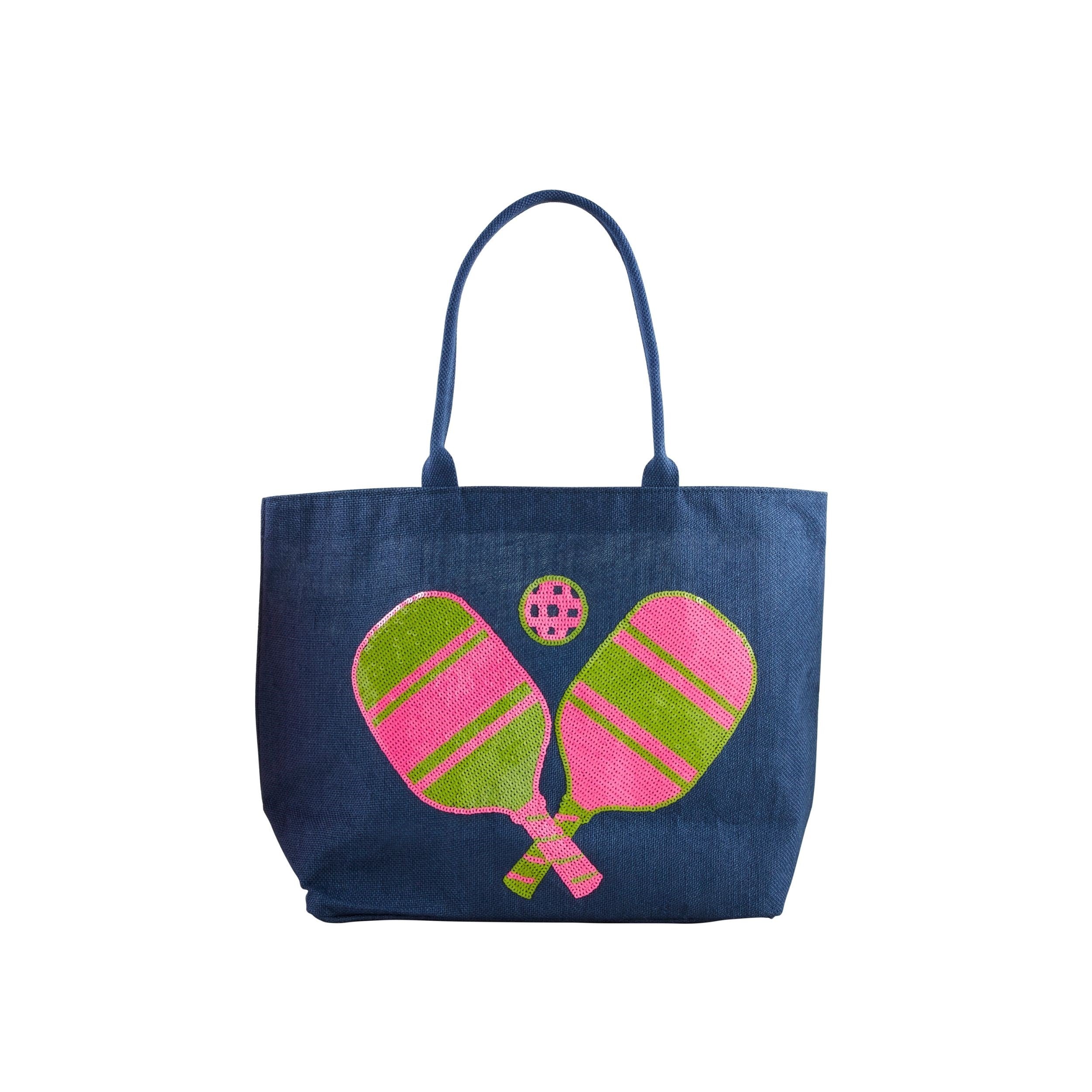 Sports Sparkle Tote Navy By Mud Pie