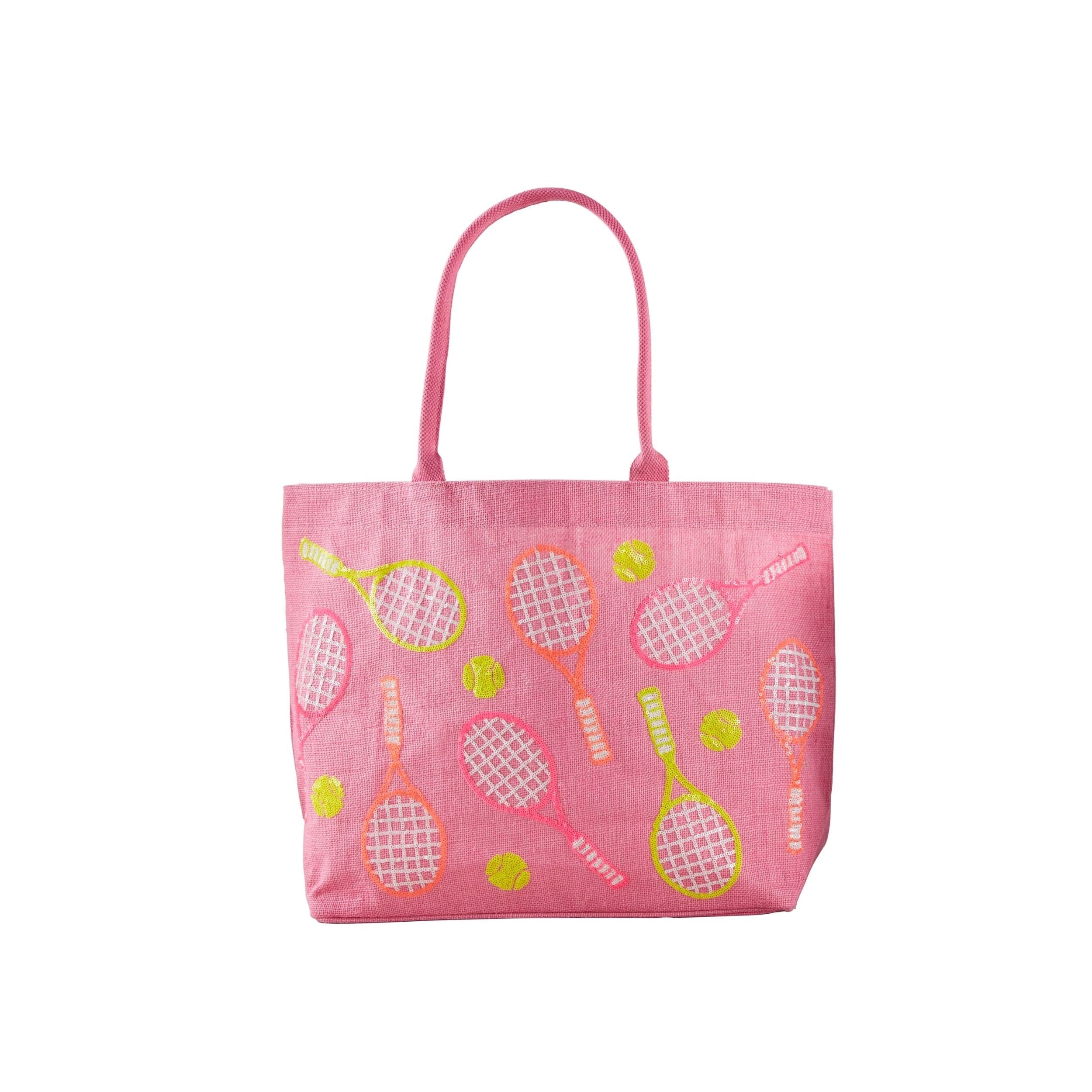 Sports Sparkle Tote Pink By Mud Pie